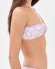 Frankies Bikinis Frankies Bikinis Rumi Satin Top Pink Stripe - 4