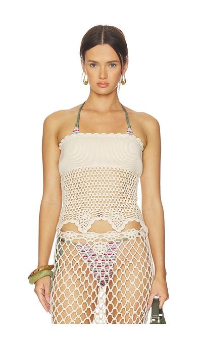 Frankies Bikinis Frankies Bikinis Star Crochet Blouse