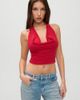 Frankies Bikinis Frankies Bikinis X JENNIE Briar Cloud Knit Halter Top in Spring Stripe, Women's at Urban Outfitters - 1