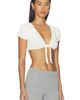 Frankies Bikinis Frankies Bikinis X Paige Lorenze Eternity Crochet Front-tie Blouse - 2