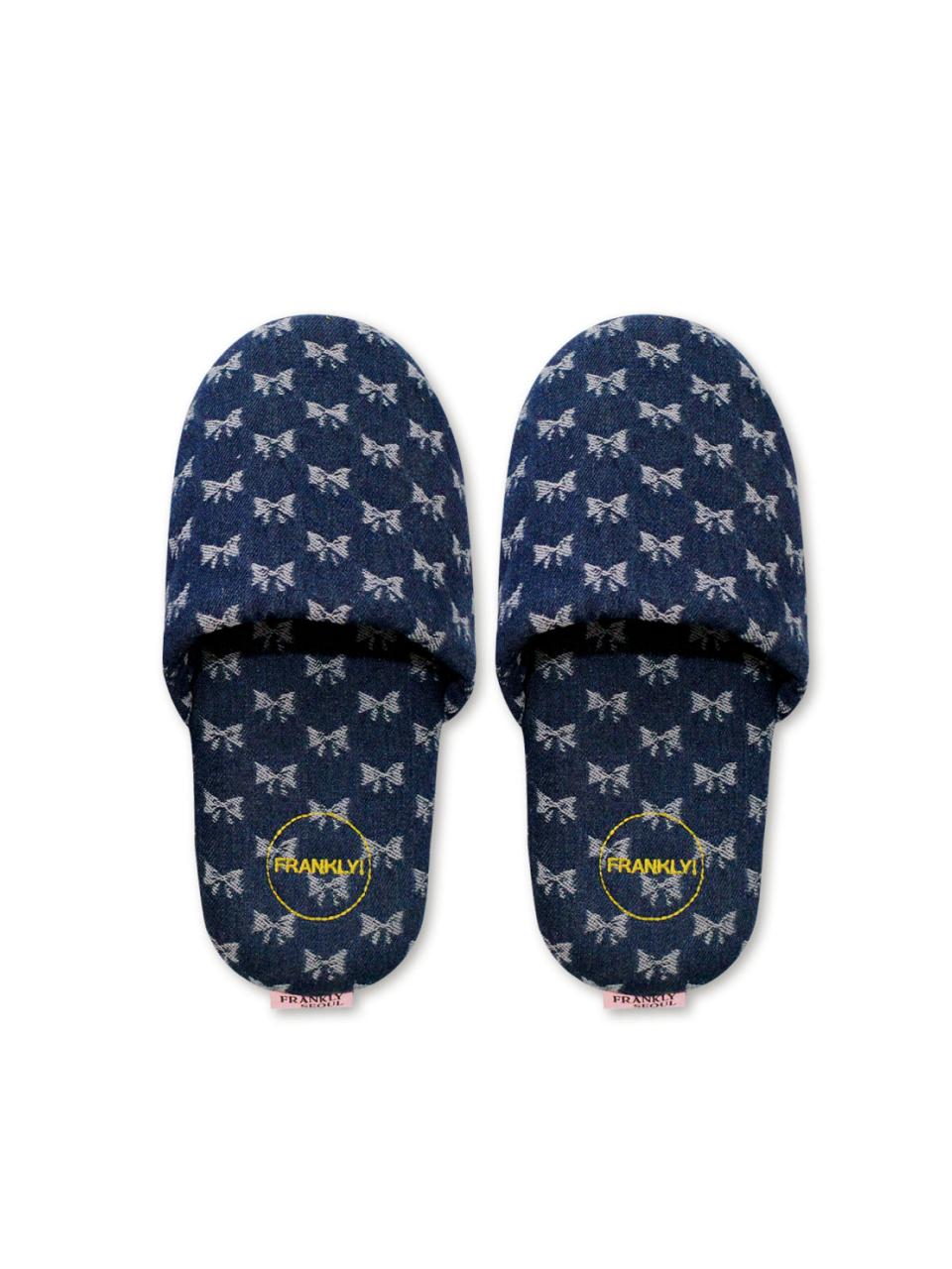 FRANKLY! Atelier Slipper_Heavy Blue