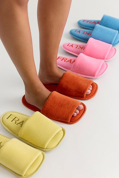 FRANKLY FRANKLY! Terry Square Slippers