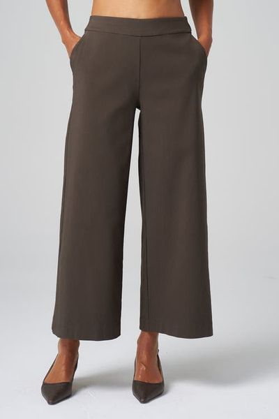 Franne Golde Franne Golde Catalina Stretch Cropped Wide-Leg Pant