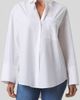Franne Golde Franne Golde Oversized Cotton Poplin Button-Up Shirt - 1