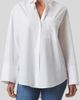 Franne Golde Franne Golde Oversized Cotton Poplin Button-Up Shirt - 5
