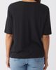Franne Golde Franne Golde Slub Jersey Elbow Sleeve Crew Tee - 3