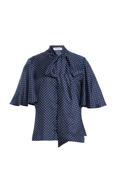 FRANÇOISE FRANÇOISE Alessa PolkaDot Silk Top