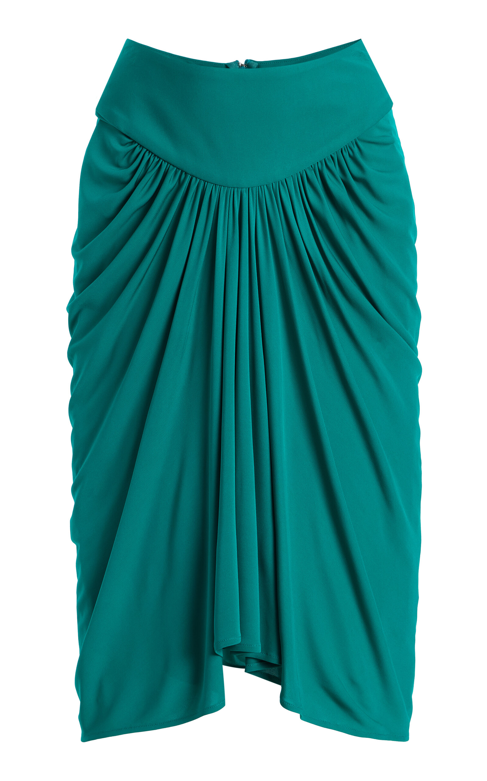 FRANÇOISE FRANÇOISE Bianca Ruched Midi Skirt