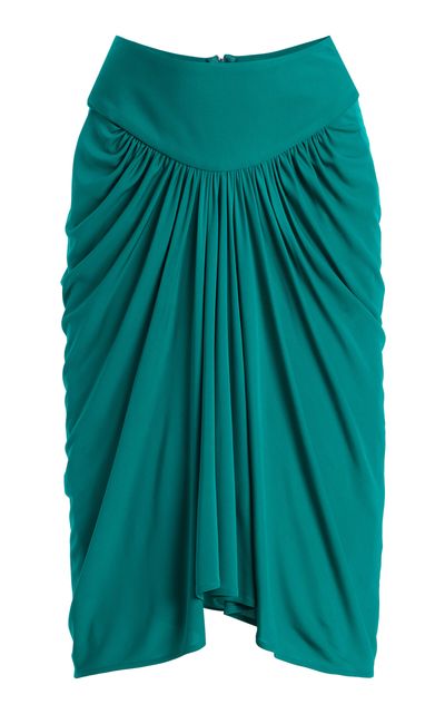 FRANÇOISE FRANÇOISE Bianca Ruched Midi Skirt