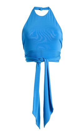 FRANÇOISE FRANÇOISE Exclusive La Isla Isabella Jersey Cropped Halter Top
