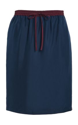FRANÇOISE FRANÇOISE Fanny Silk Midi Skirt