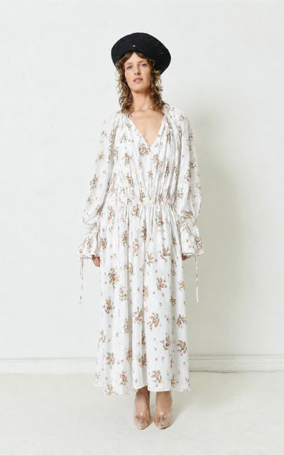 FRANÇOISE FRANÇOISE Jade CottonSilk Maxi Dress