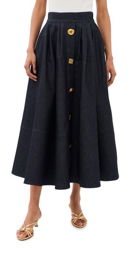 FRANÇOISE FRANÇOISE Joe Denim Skirt Indigo