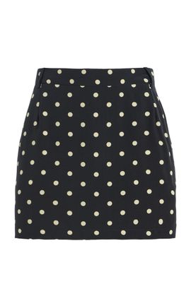 FRANÇOISE FRANÇOISE Joelle Silk Mini Skirt