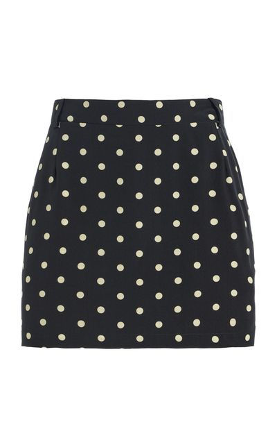 FRANÇOISE FRANÇOISE Joelle Silk Mini Skirt