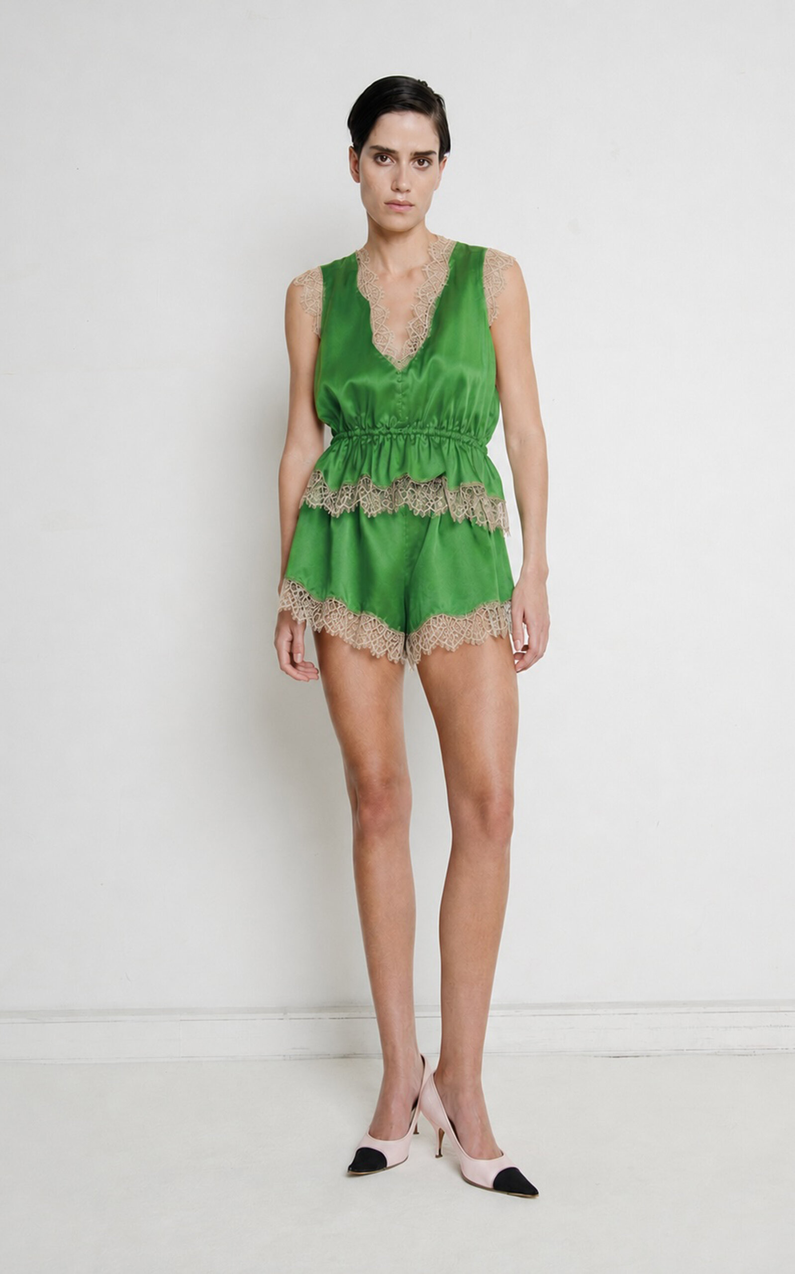 FRANÇOISE FRANÇOISE Lisette Silk Shorts