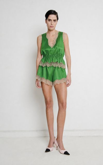 FRANÇOISE FRANÇOISE Lisette Silk Shorts