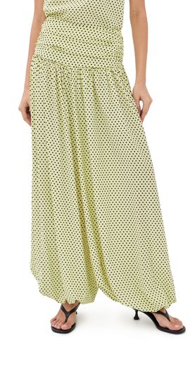 FRANÇOISE FRANÇOISE Nora Balloon Pants Lemon Polka Dot