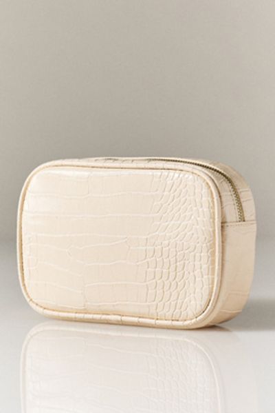 Frasier Sterling Croc Medium Pouch