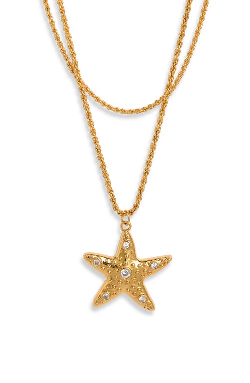FRASIER STERLING FRASIER STERLING Sea Star Layered Pendant Necklace