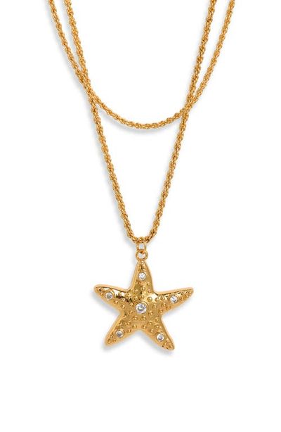 FRASIER STERLING FRASIER STERLING Sea Star Layered Pendant Necklace