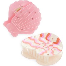 FRASIER STERLING FRASIER STERLING Shell Beach Set of 2 Claw Clips