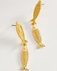 Frasier Sterling Gone Fishing Earrings - 1