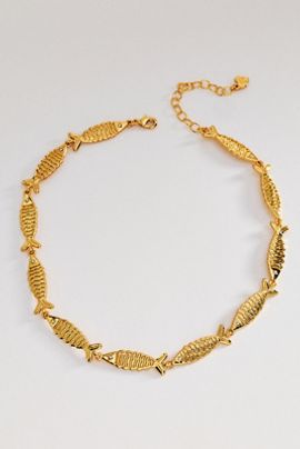 Frasier Sterling Gone Fishing Necklace