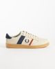 Fred Perry Fred Perry B725 suede stripe leather sneakers in oatmeal and blue-Multi - 1