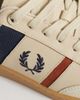 Fred Perry Fred Perry B725 suede stripe leather sneakers in oatmeal and blue-Multi - 2