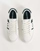 Fred Perry Fred Perry B725 suede stripe leather sneakers in white and green-MULTI - 2