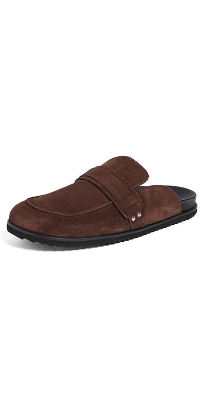 Freda Salvador Freda Salvador Ellen Suede Mules Mocha Suede