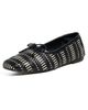 Freda Salvador Freda Salvador Jada Flats Black Vanilla Woven Calf - 1