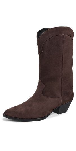 Freda Salvador Freda Salvador Loretta Western Boots Espresso Suede