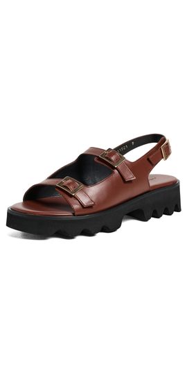 Freda Salvador Freda Salvador Mindy Sandals Chocolate Calf