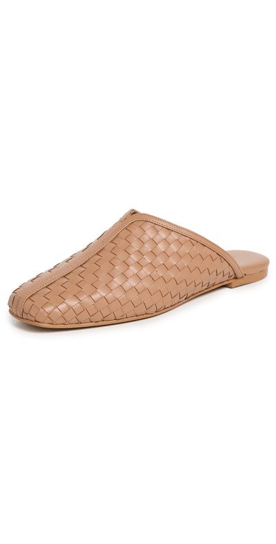 Freda Salvador Freda Salvador Saanvi Flats Cognac Woven Calf