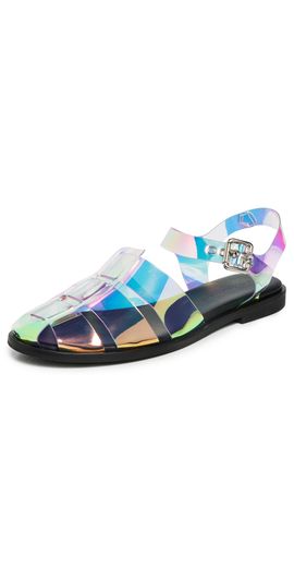 Freda Salvador Freda Salvador Sera Sandals Iridescent PVC