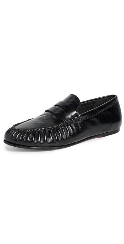 Freda Salvador Freda Salvador Sydney Flats Black Crinkle Calf