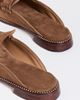 Freda Salvador Freda Salvador Temi Penny Loafer Mules Chestnut Suede with Hardware - 4
