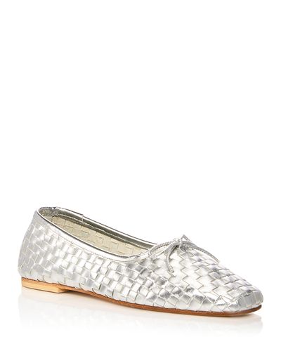 Freda Salvador Freda Salvador Women's Jada Slip On Woven Bow Flats