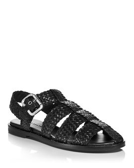 Freda Salvador Freda Salvador Women's Millie Woven Leather Fisherman Sandals