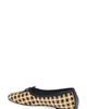 Freda Salvador Freda Salvador Woven Square Toe Genuine Calf Hair Ballet Flat - 2