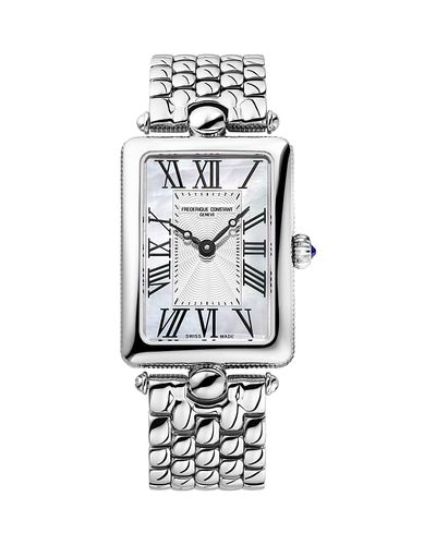 Frederique Constant Frederique Constant Art Deco Carree Bracelet Watch, 20.7mm x 28mm
