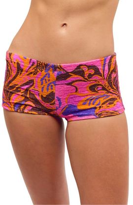 free-est by Free People free-est by Free People Dixie Printed Shortie Bikini Bottoms