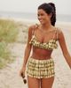 free-est by Free People free-est by Free People Shannon Smocked Skirted Bikini Bottoms - 2