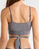 free-est by Free People free-est by Free People Sydney Metallic Tie Front Bikini Top - 2