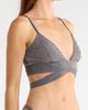 free-est by Free People free-est by Free People Sydney Metallic Tie Front Bikini Top - 3