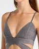 free-est by Free People free-est by Free People Sydney Metallic Tie Front Bikini Top - 4