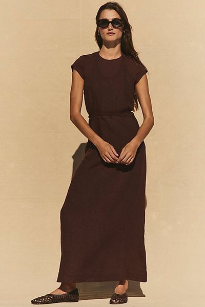 Free People Adeline Apron Dress Set