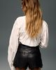 Free People After Dark Vegan Leather Shorts - 2